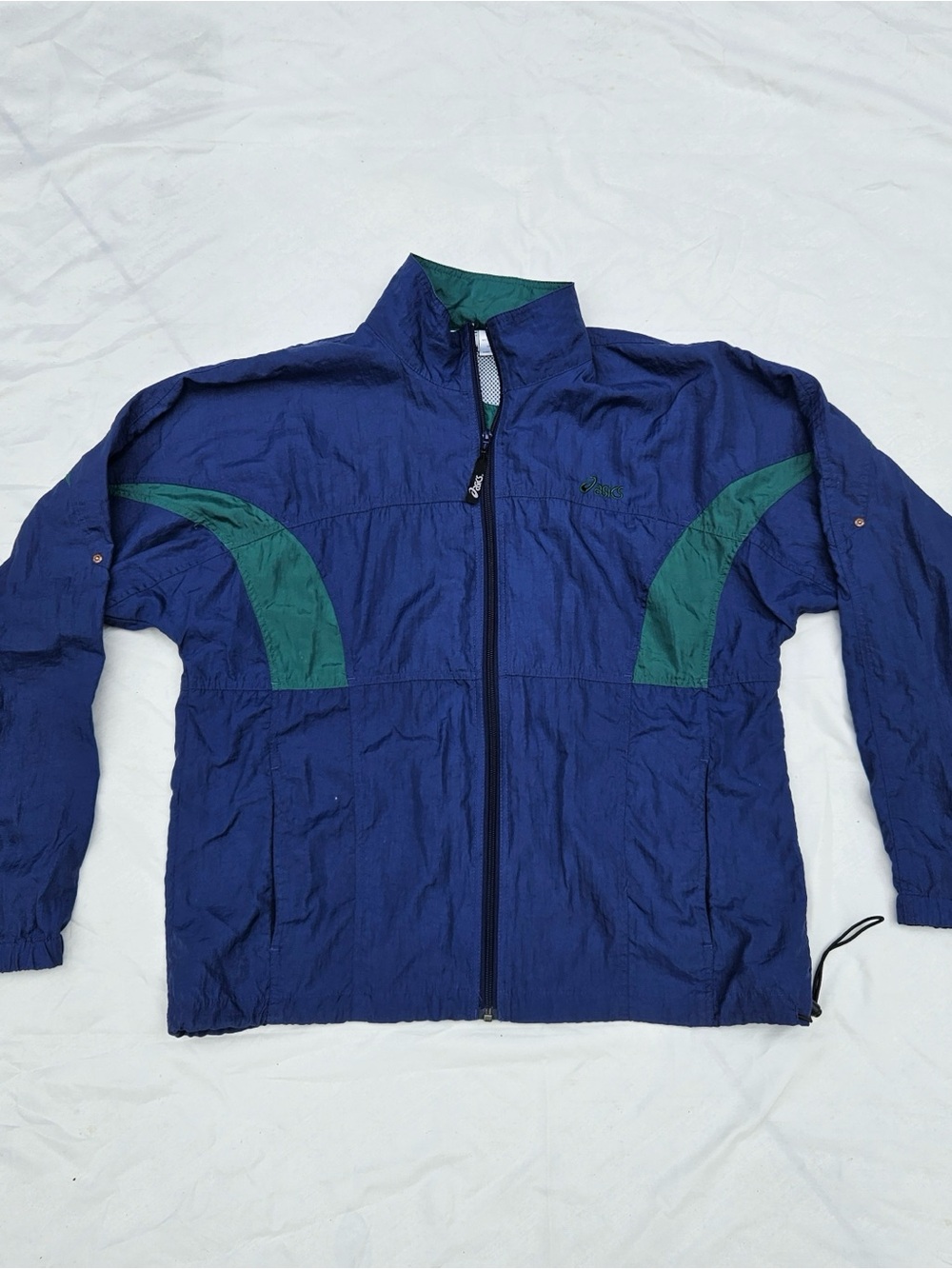 VINTAGE Asics Zip-Up Windbreaker Jacket